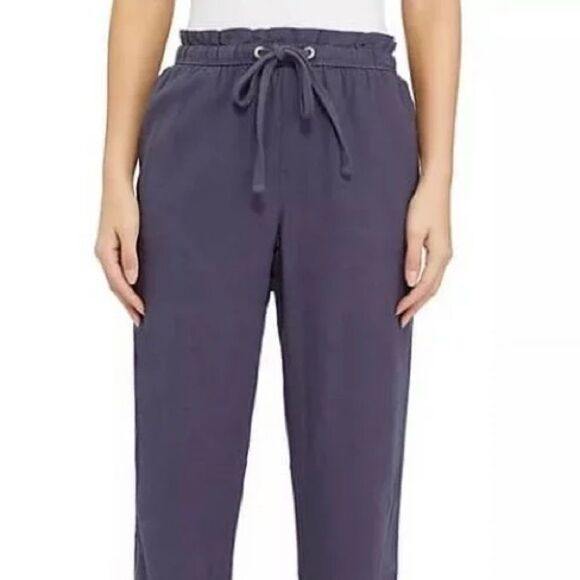 Social Standard by Sanctuary Navy Linen Solstice Jogger Pants XXL NWT - Picture 3 of 8
